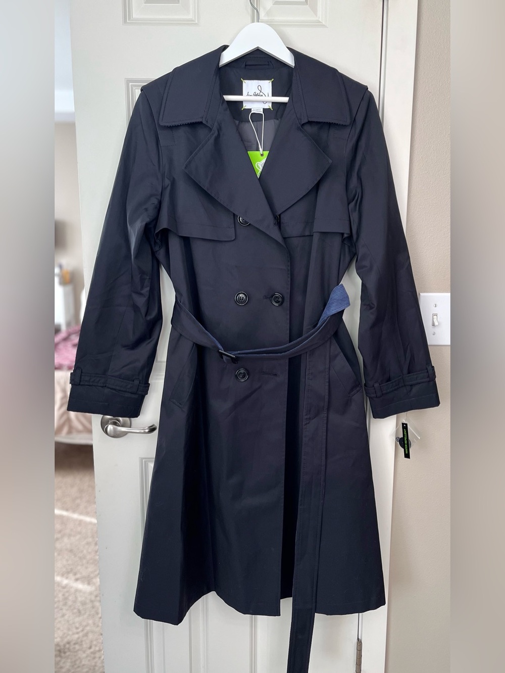 Sam Edelman Double Breasted Belted Trench Coat NWT